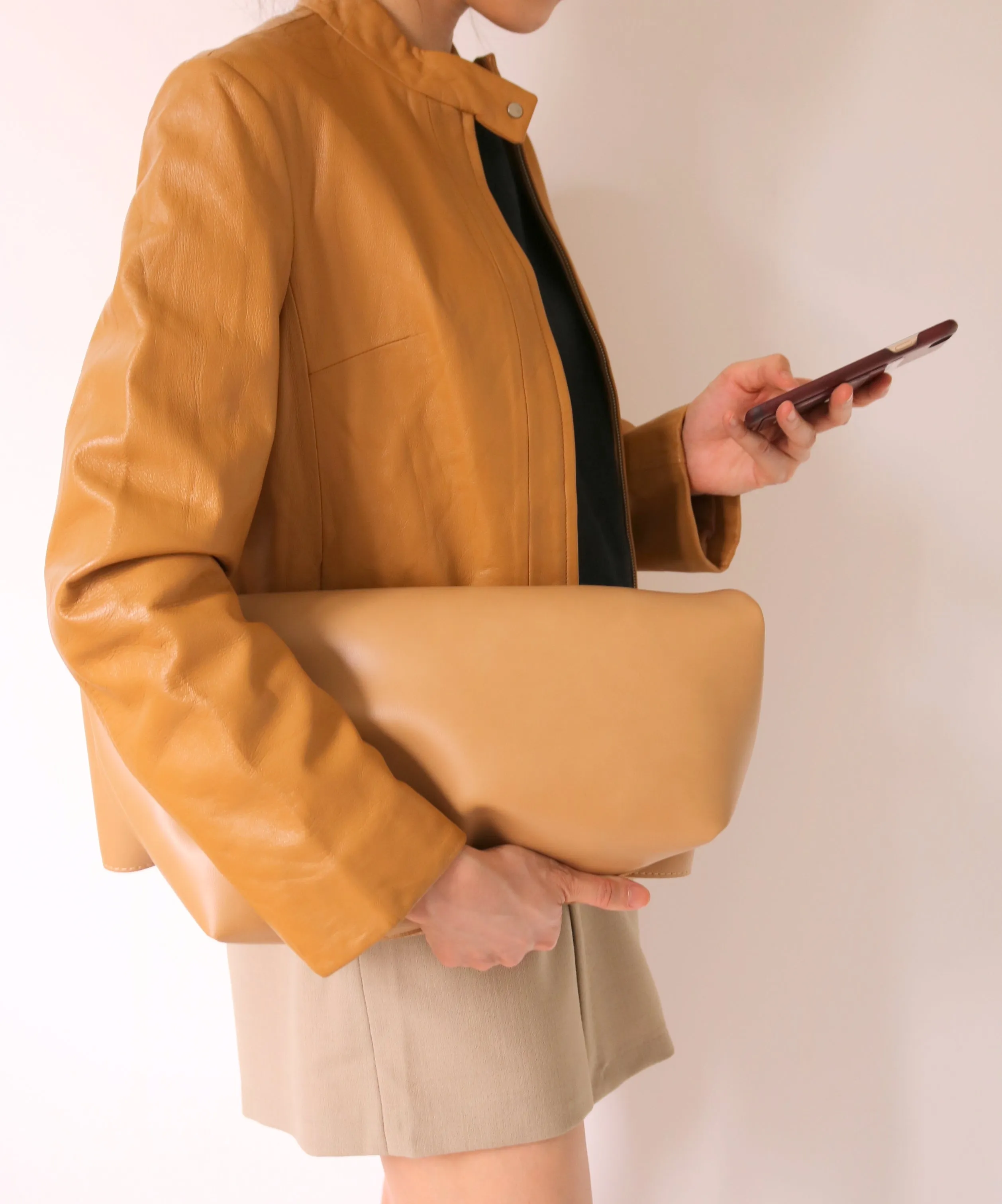 Lea Jacket- (sheepskin leather,korean vintage)-sold out