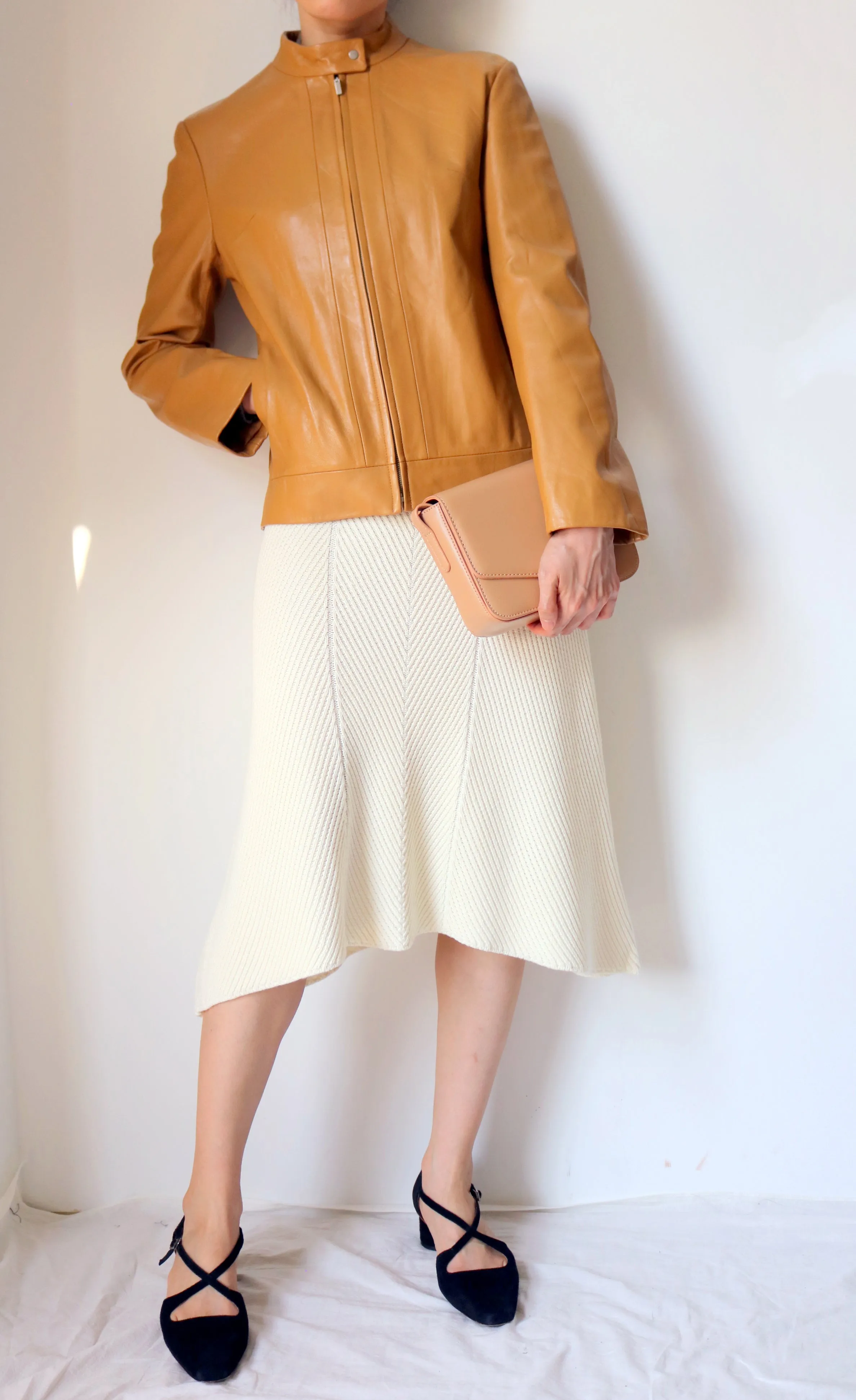 Lea Jacket- (sheepskin leather,korean vintage)-sold out