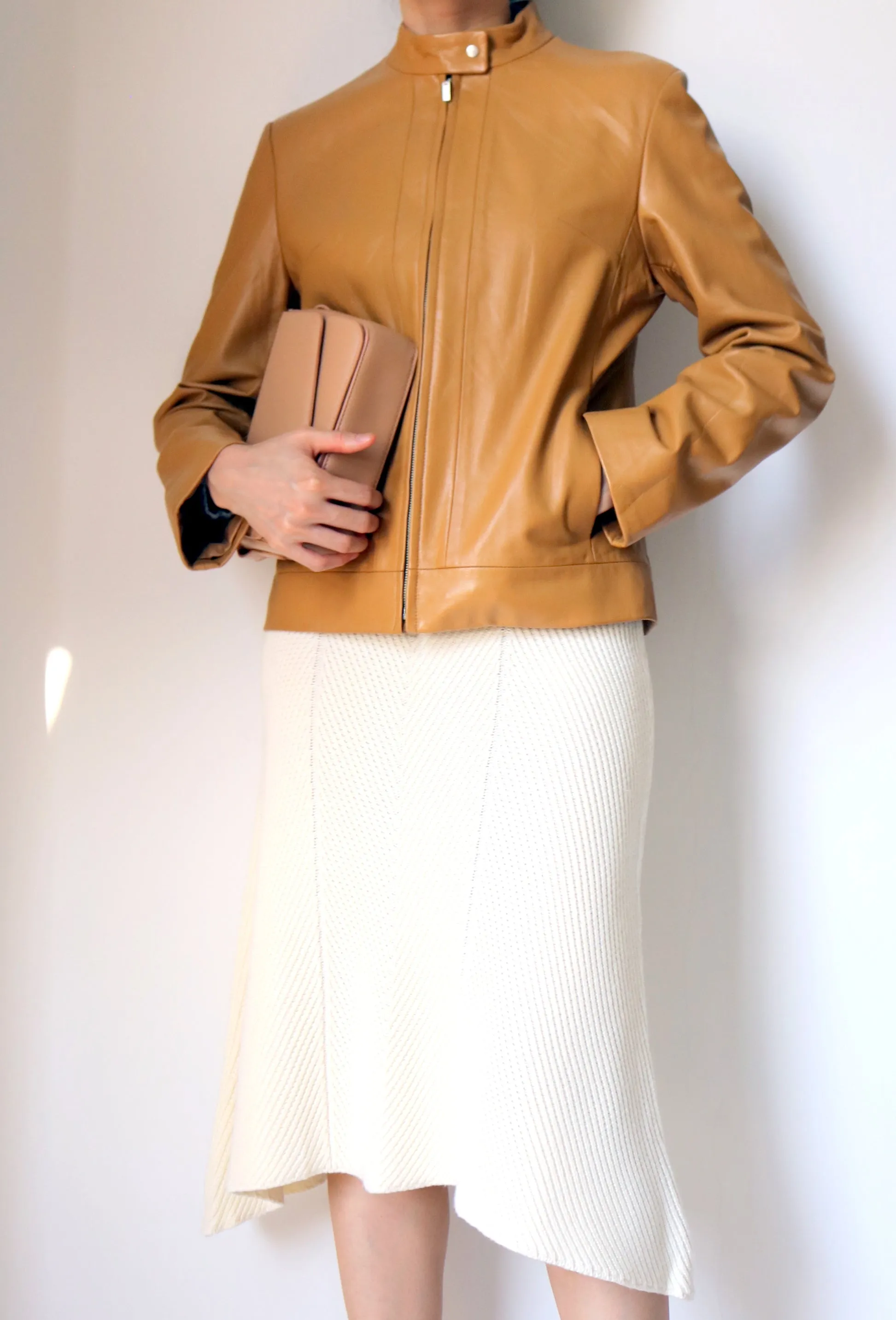 Lea Jacket- (sheepskin leather,korean vintage)-sold out