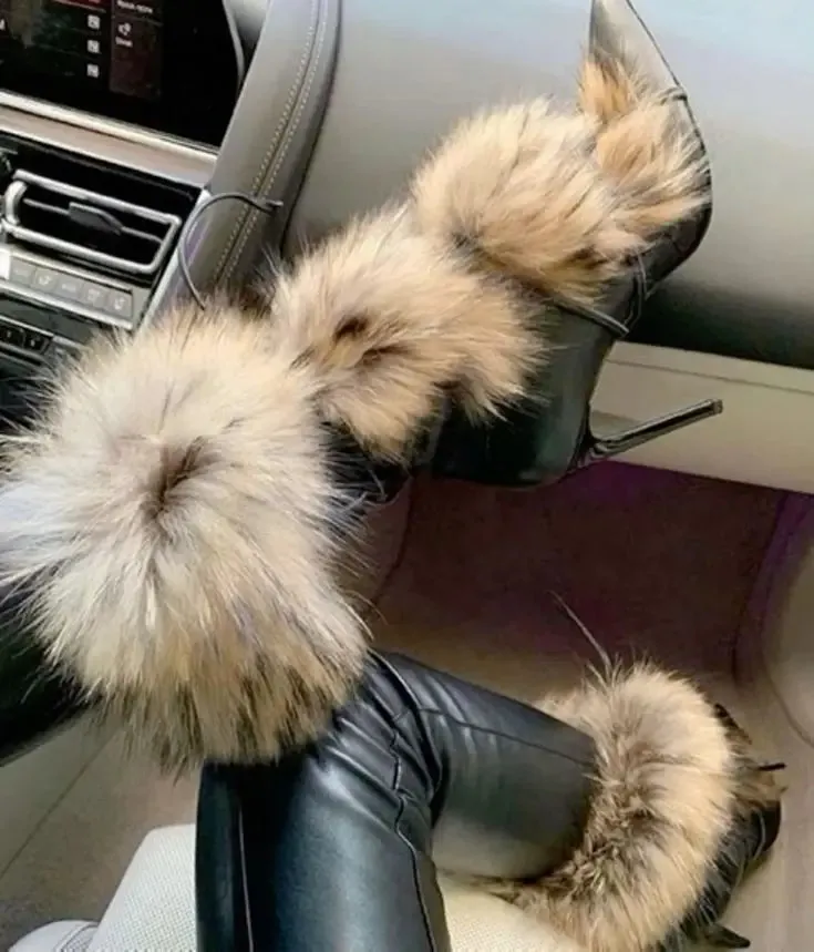 Leather Mid Calf Boots