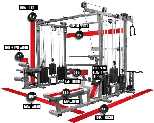 LEGEND FITNESS JUNGLE GYM - CABLE CROSSOVER - 965