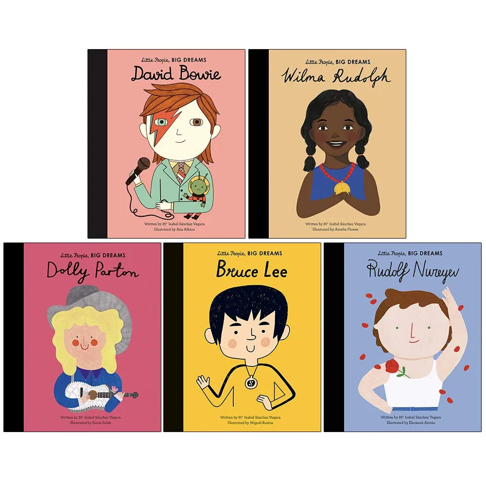 Little People Big Dreams Series 6 Collection Books Set Book 26 To 30