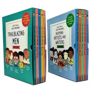 Little People, Big Dreams Trailblazing Men and Inspiring Artists And Writers 10 Books Collection Box Gift Set