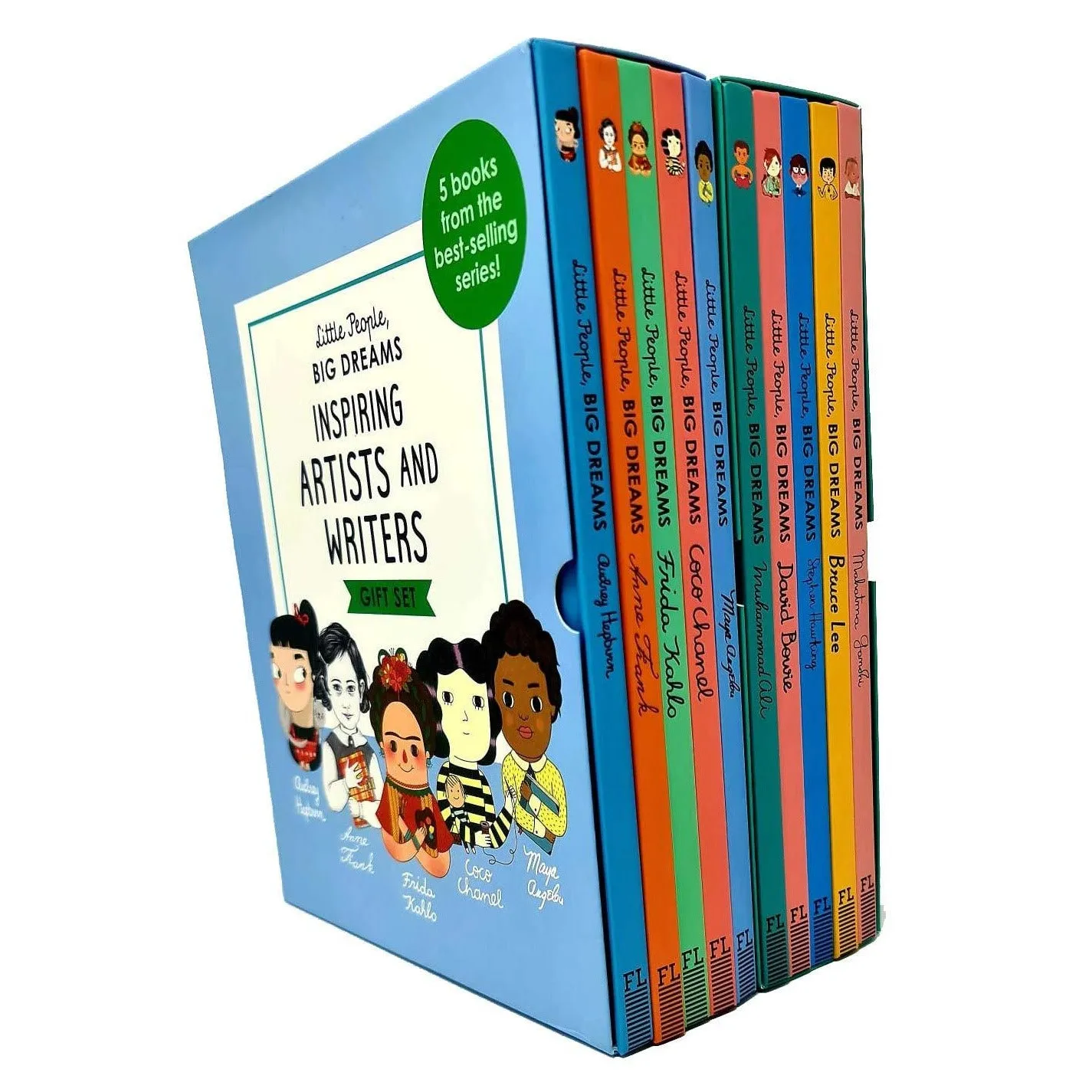 Little People, Big Dreams Trailblazing Men and Inspiring Artists And Writers 10 Books Collection Box Gift Set
