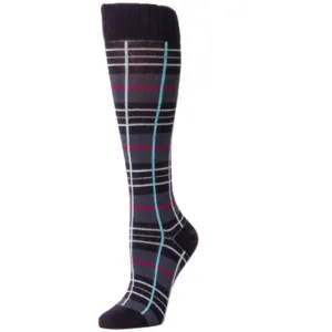 Little River Sock Mill Plaid Knee High