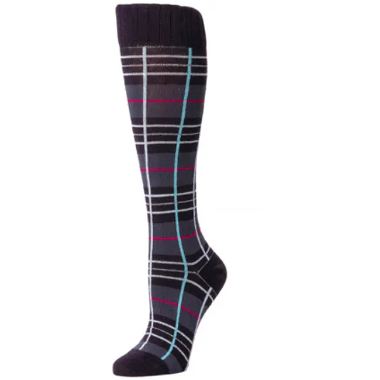 Little River Sock Mill Plaid Knee High