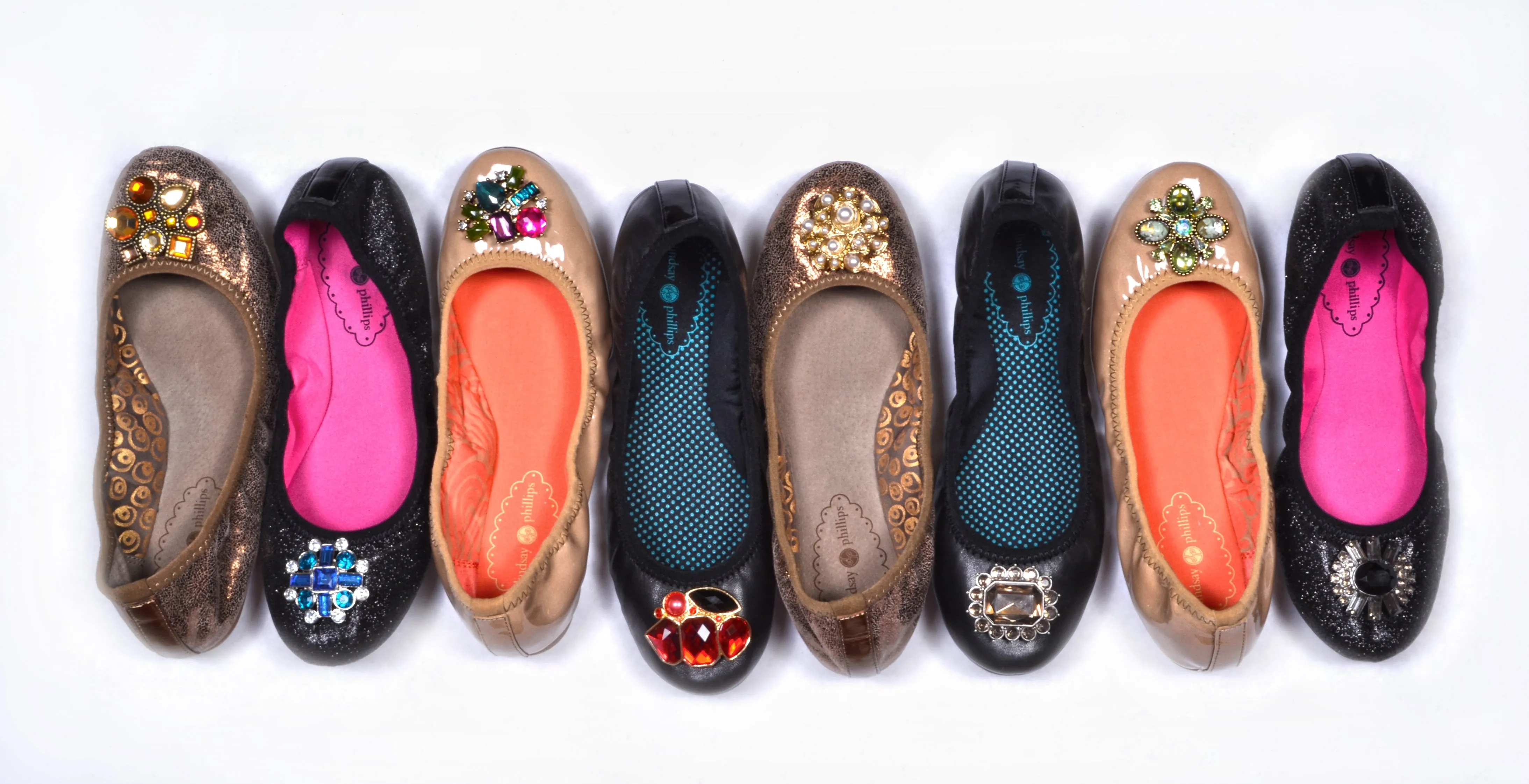 Liv blush interchangeable ballet flats