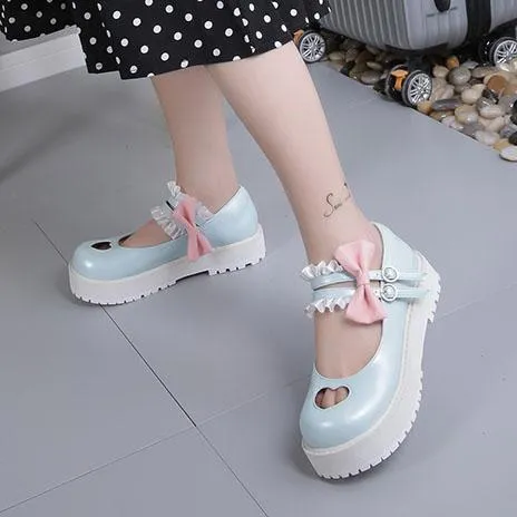 Lolita Hollow Heart Shoes SD00665