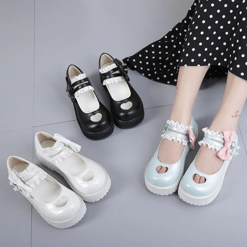 Lolita Hollow Heart Shoes SD00665