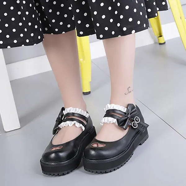 Lolita Hollow Heart Shoes SD00665
