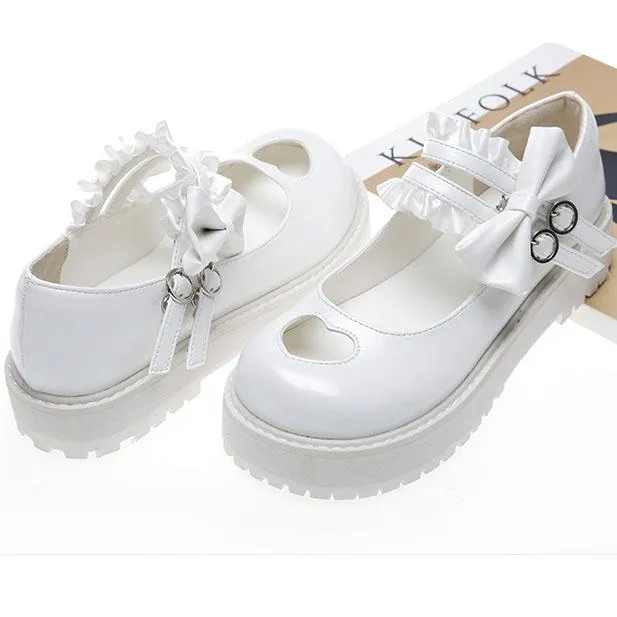 Lolita Hollow Heart Shoes SD00665