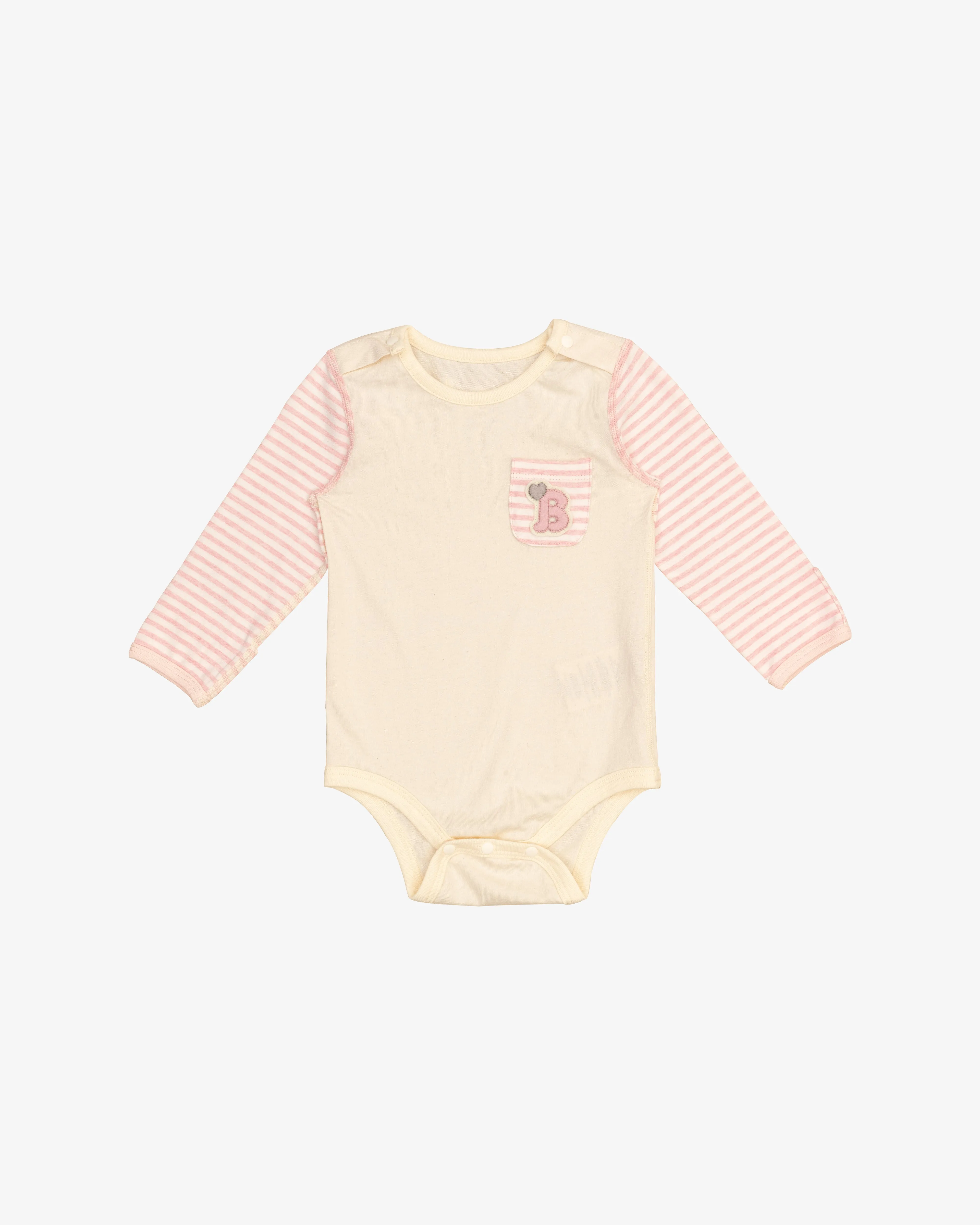 Long Sleeve Bodysuits Bundle (Pack of 2, Pink)