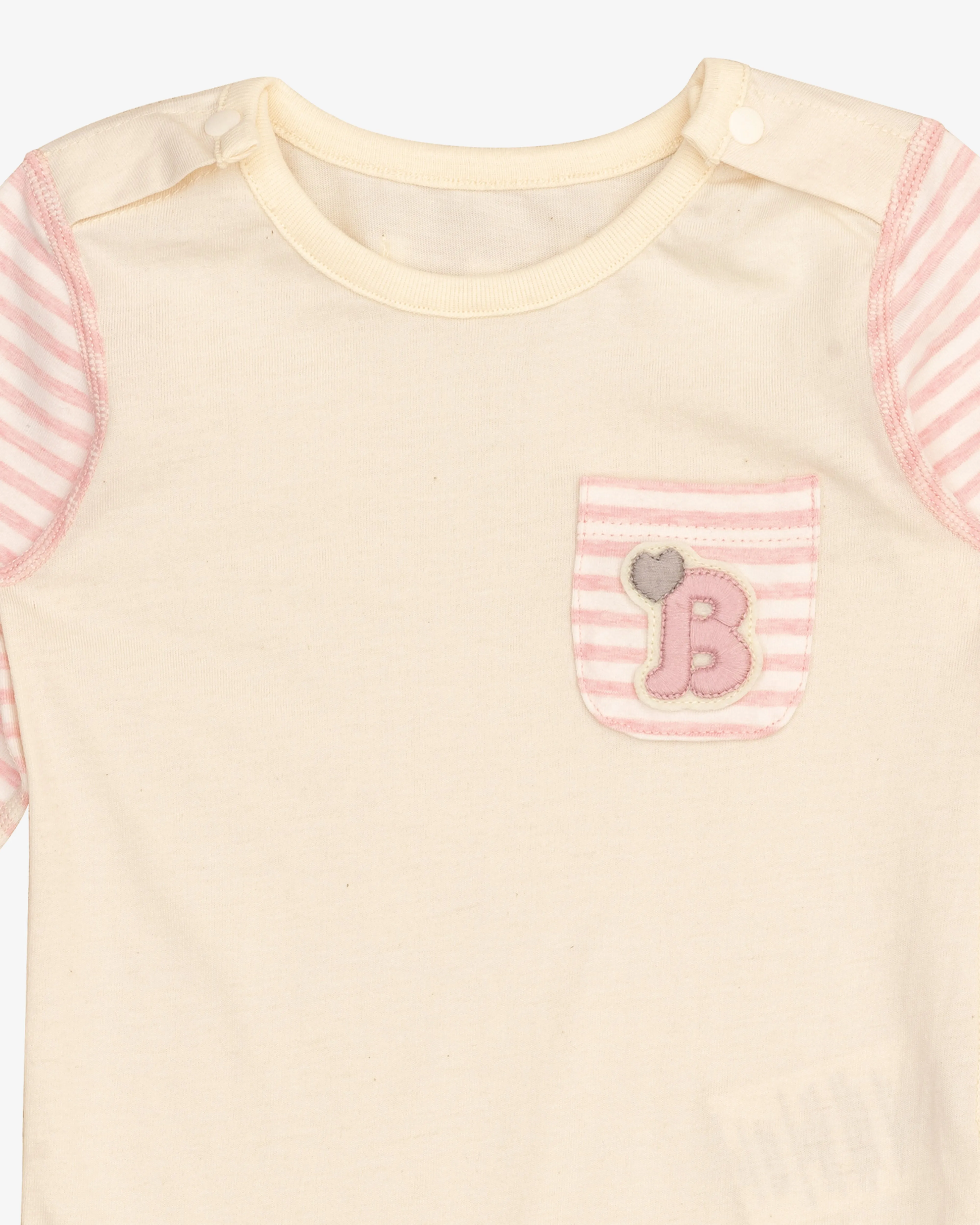 Long Sleeve Bodysuits Bundle (Pack of 2, Pink)