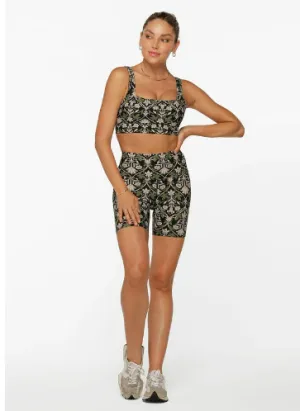Lorna Jane Botanical Pocket Bike Short - Collegiate Floral Print