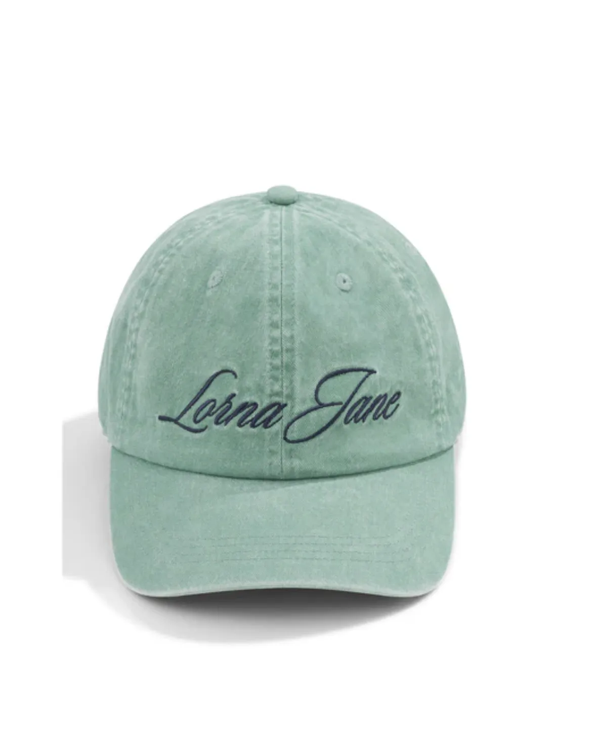 Lorna Jane Heritage Washed Logo Cap - Washed Green Juice