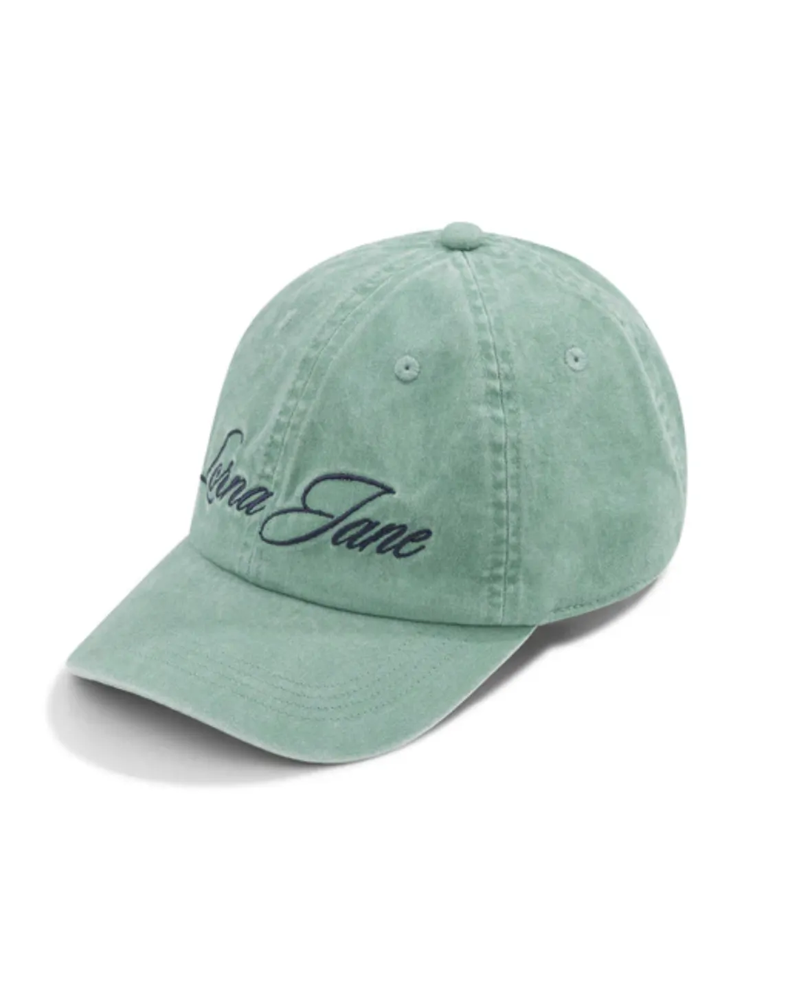 Lorna Jane Heritage Washed Logo Cap - Washed Green Juice