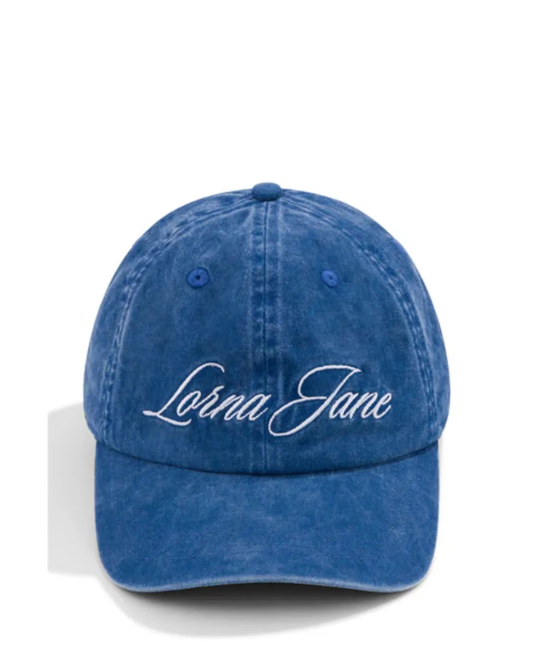 Lorna Jane Heritage Washed Logo Cap - Washed Riviera Blue