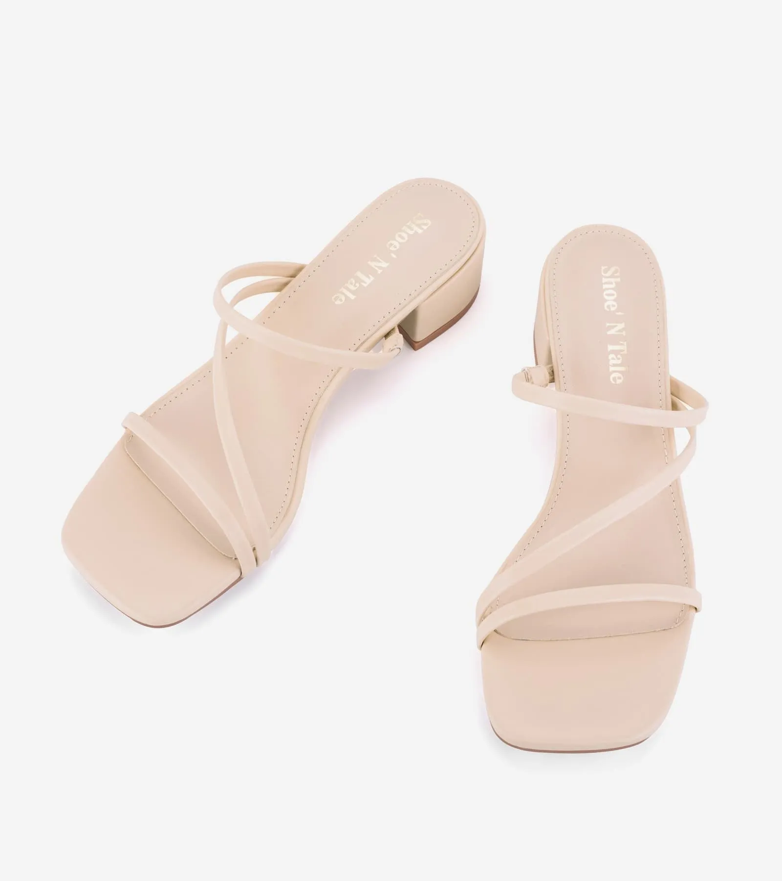 Low Square Toe Sandals