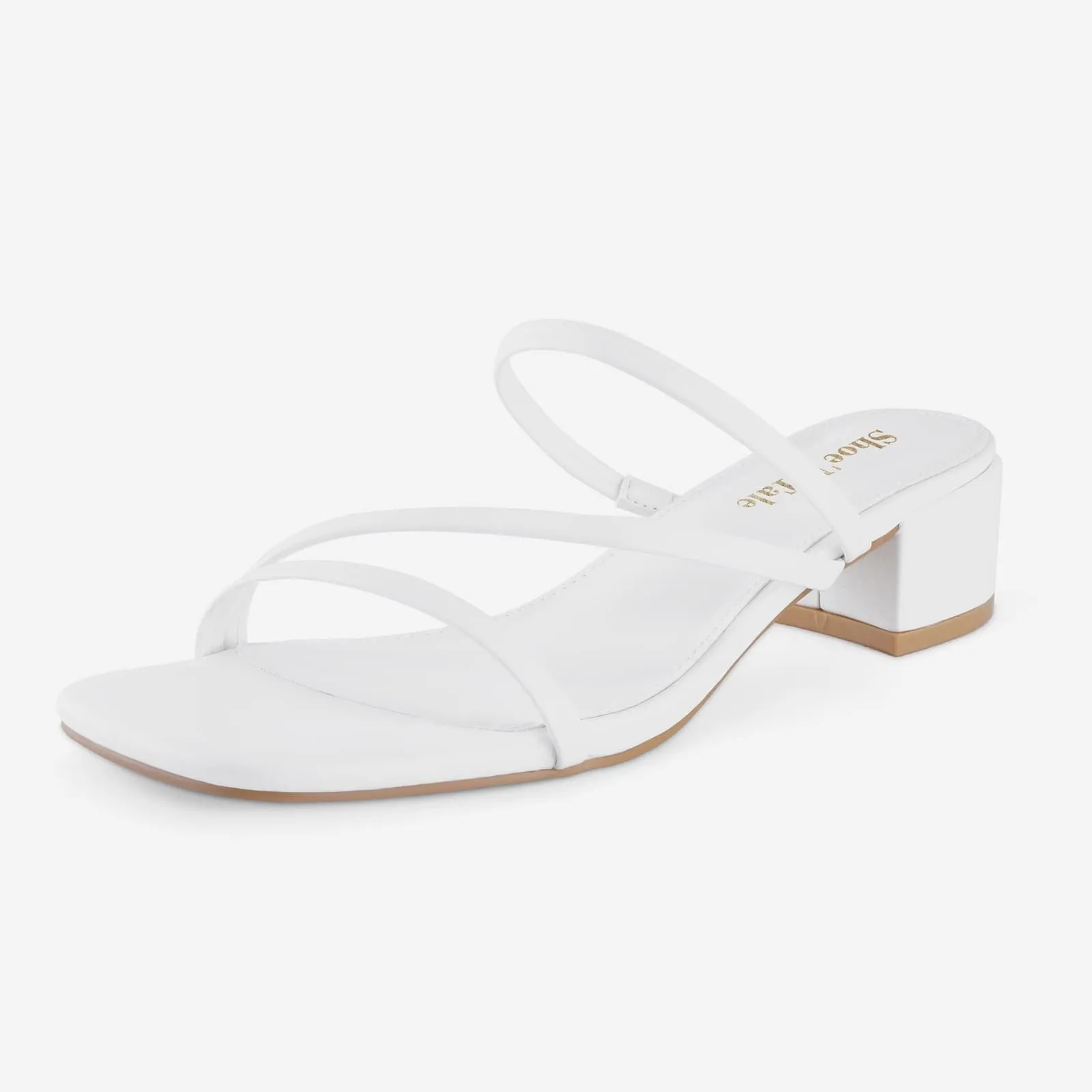 Low Square Toe Sandals