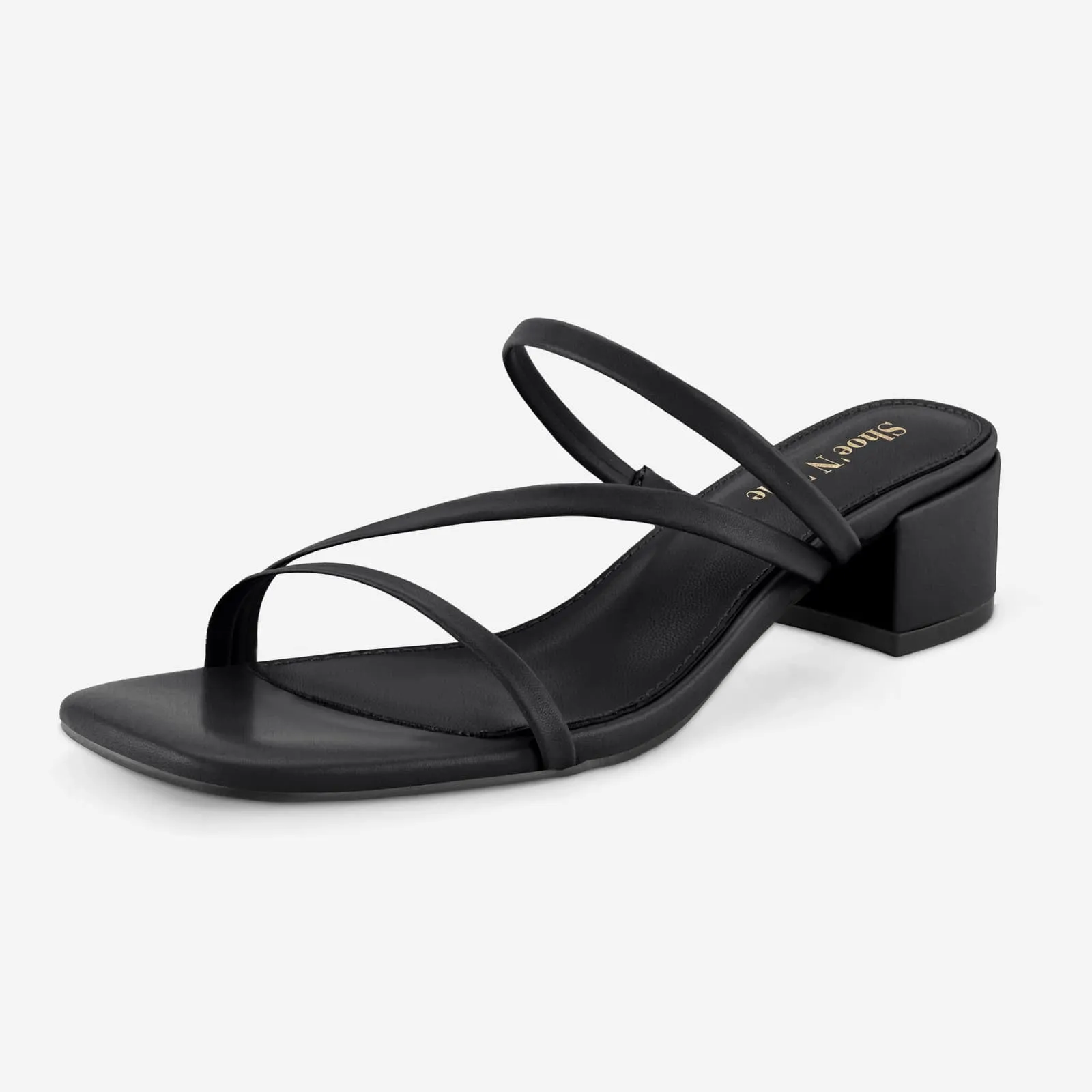Low Square Toe Sandals