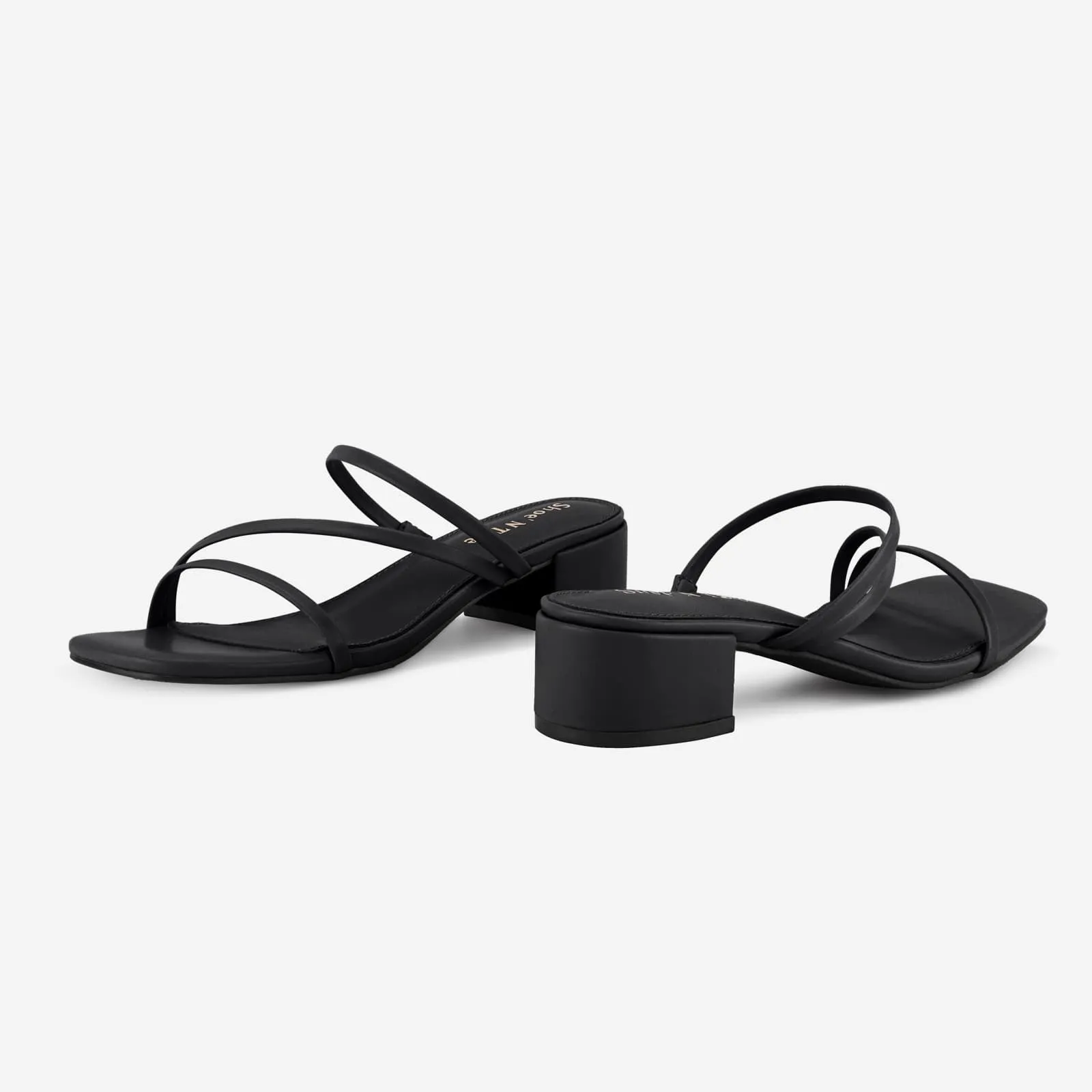 Low Square Toe Sandals