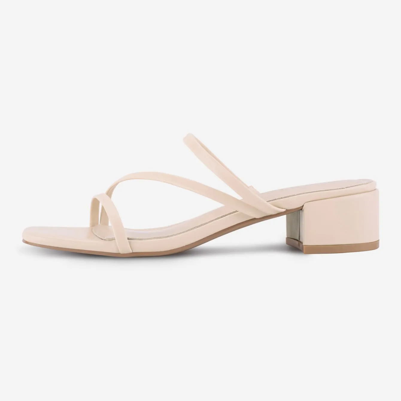 Low Square Toe Sandals