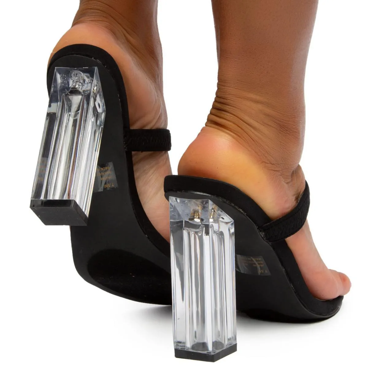 Macaroon Clear Heels