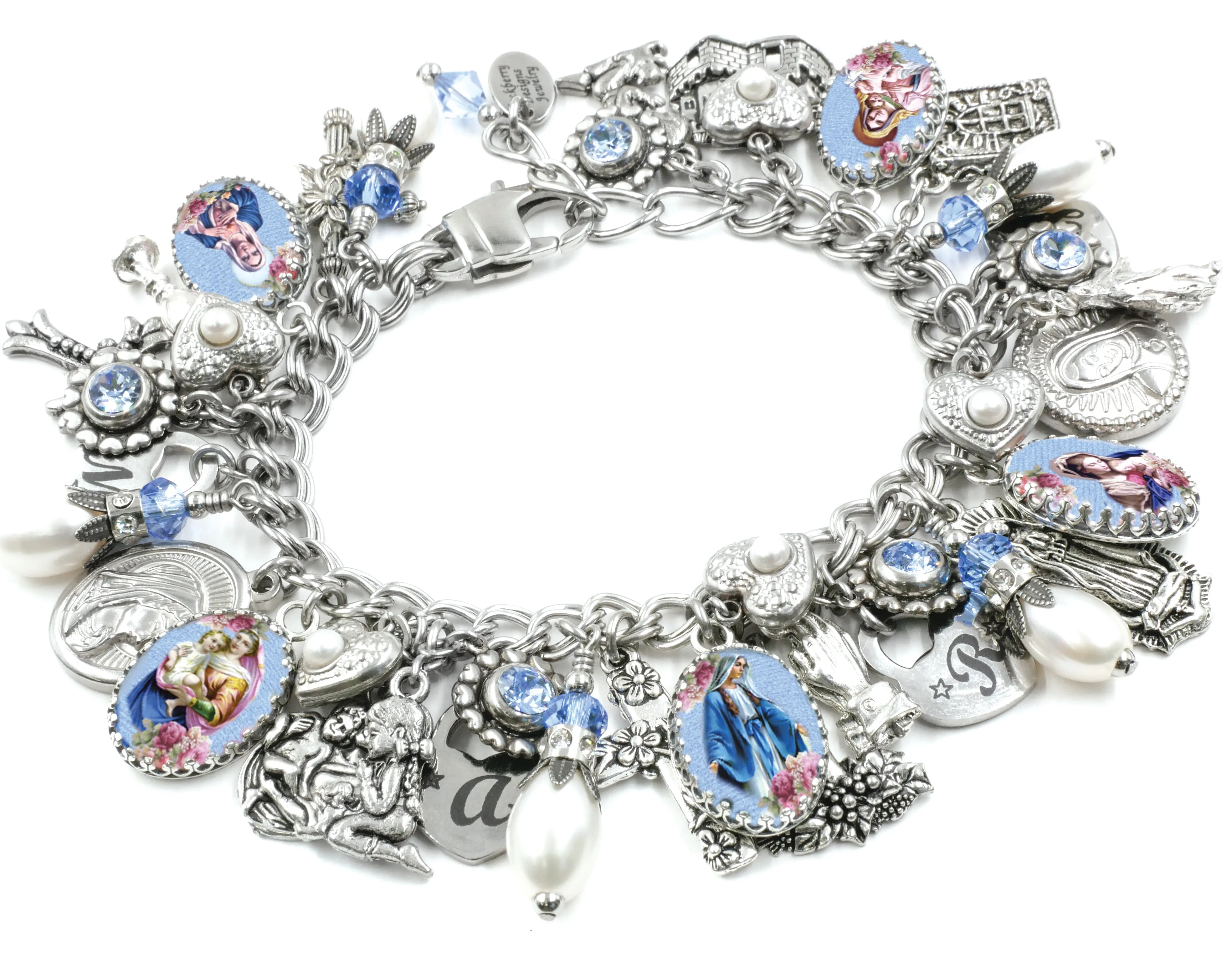 Madonna Pearl Charm Bracelet