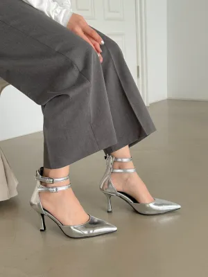 Margo Silver Heels