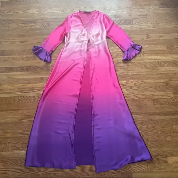 Mary Jo Bruno vintage silk robe S