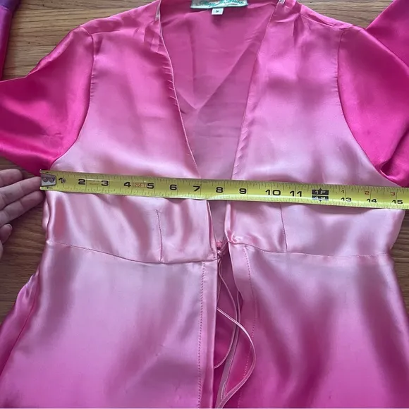 Mary Jo Bruno vintage silk robe S
