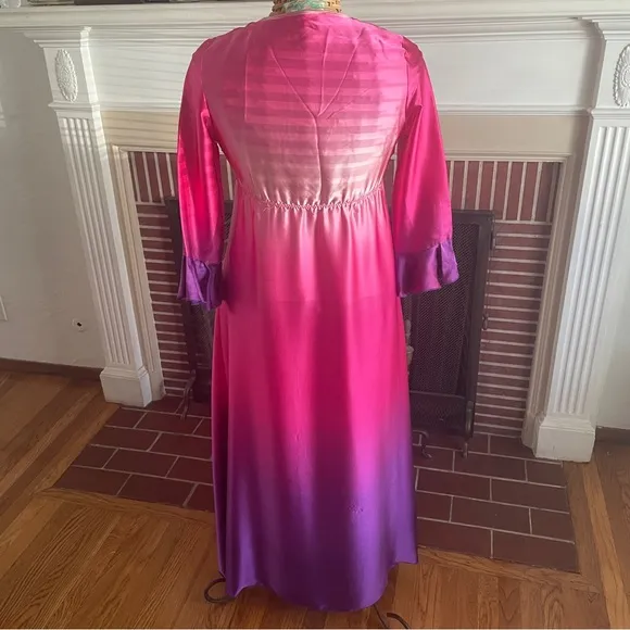 Mary Jo Bruno vintage silk robe S