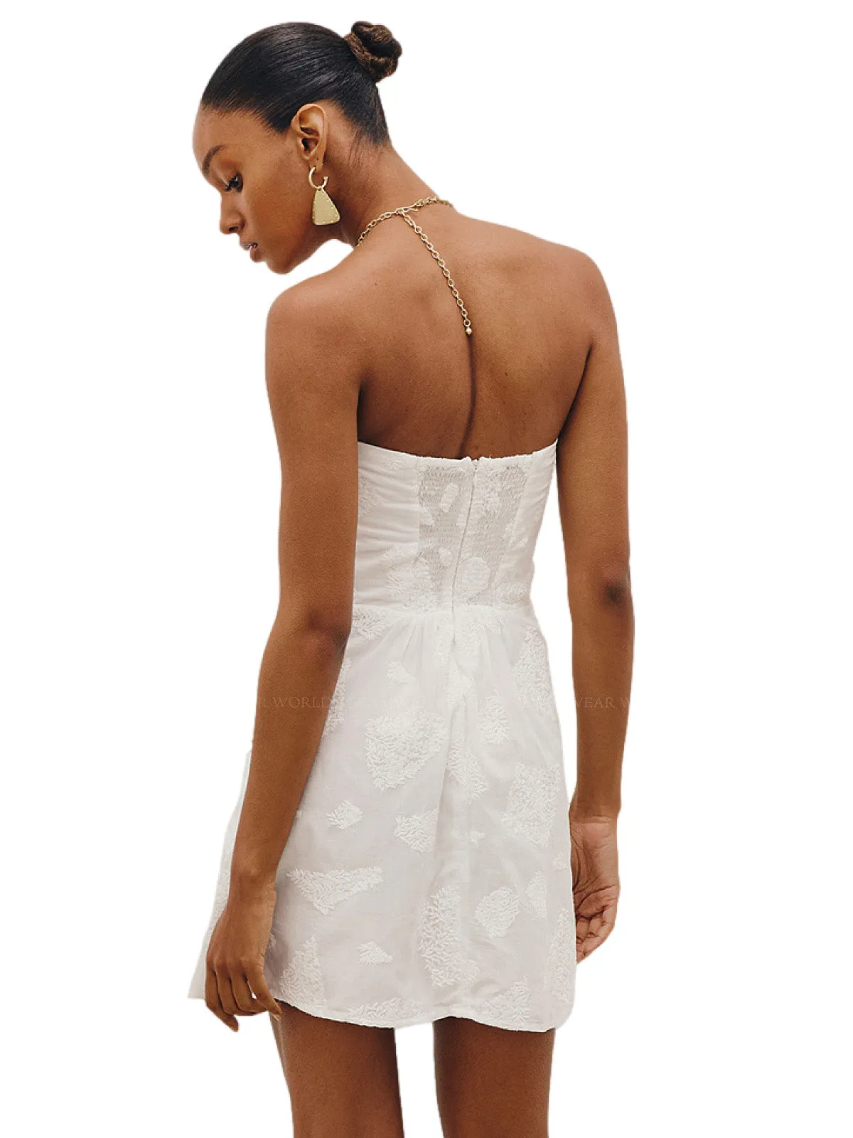 Maureen Detail Short Dress ::RET