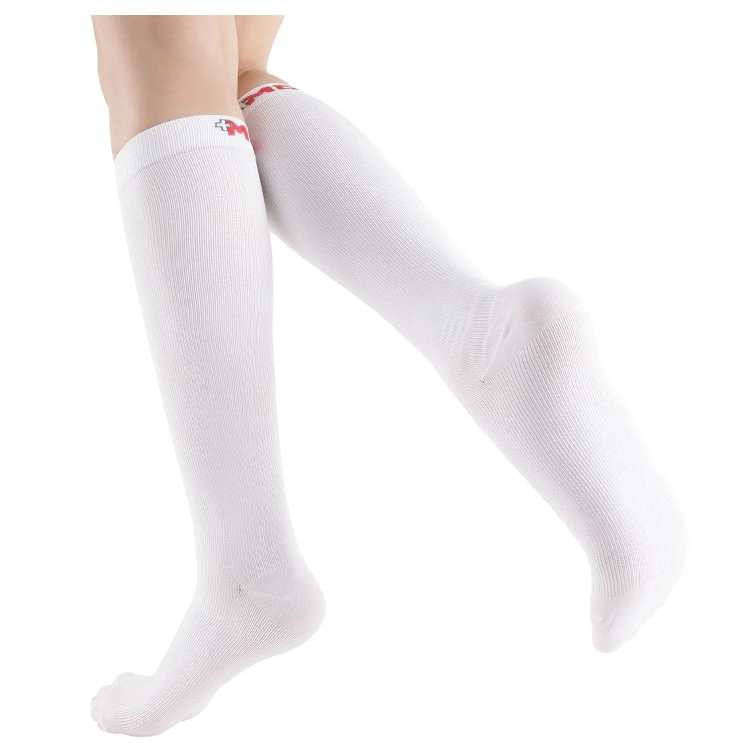 MD 8-15mmHg Knee High Microfiber Compression Socks