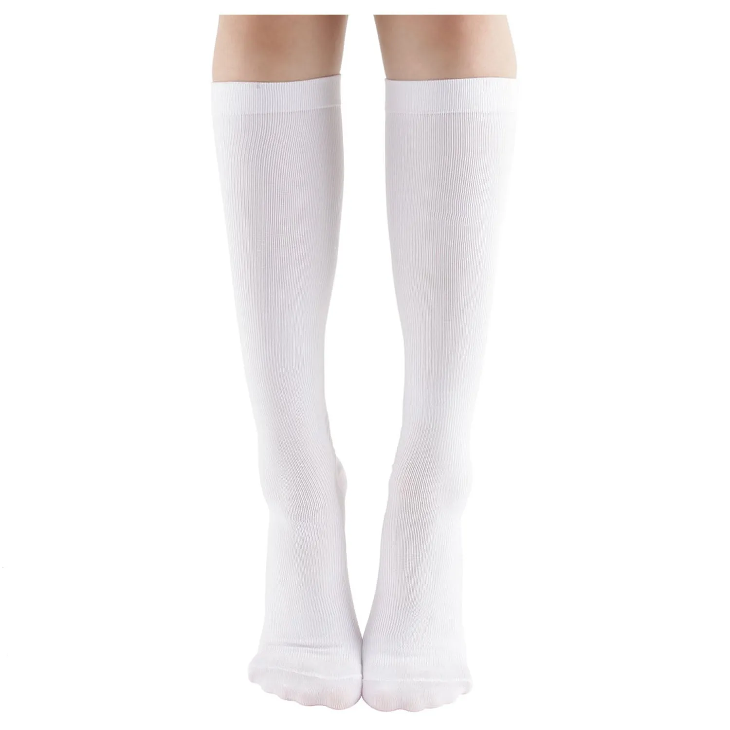MD 8-15mmHg Knee High Microfiber Compression Socks