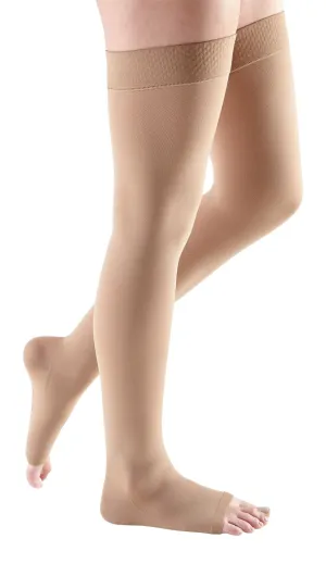 mediven comfort, 20-30 mmHg, Thigh High with Silicone Top-Band, Open Toe