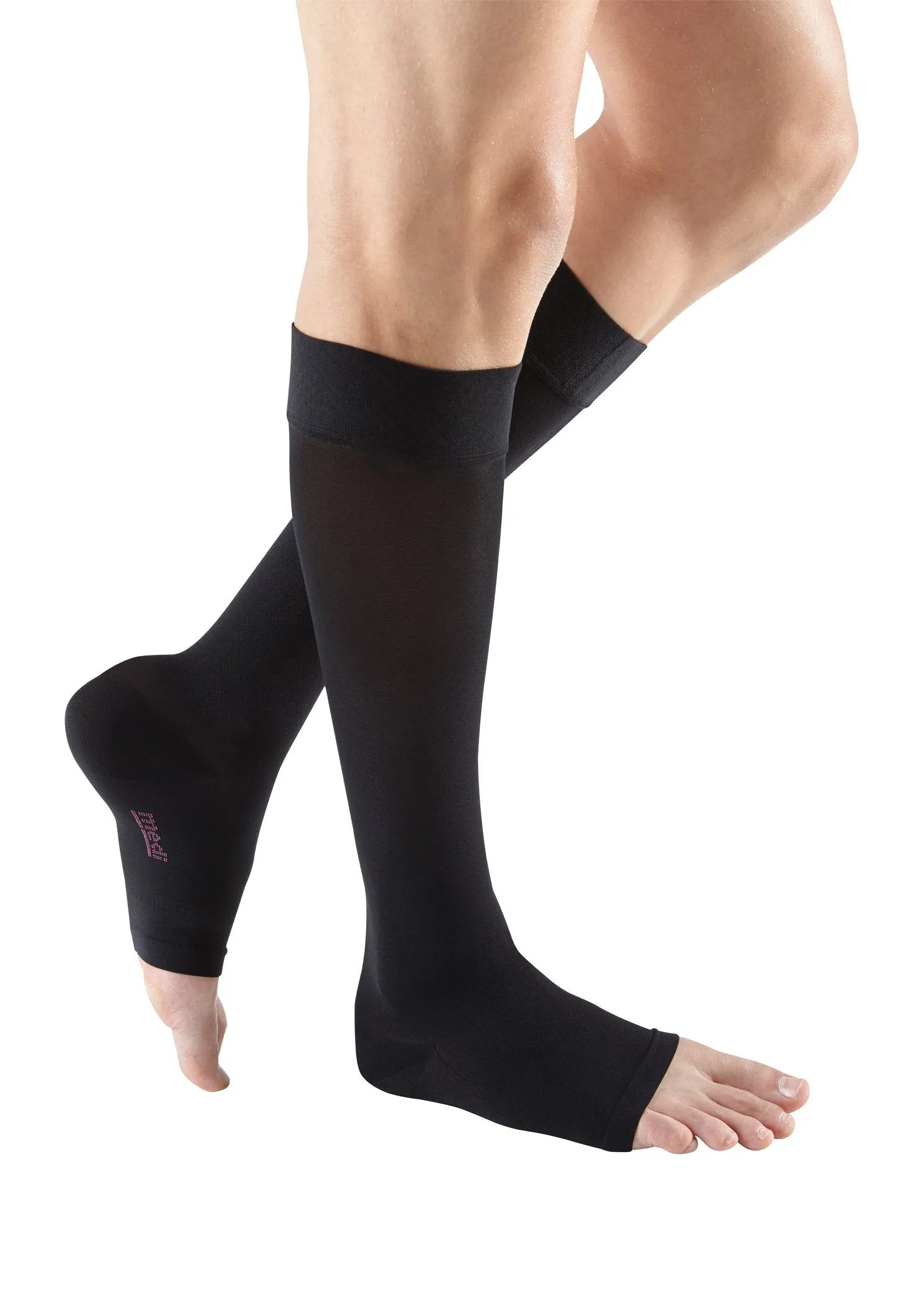 mediven plus, 30-40 mmHg, Calf High with Silicone Topband, Open Toe