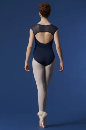 Mirella Velvet Bodice Kyoto Cap Sleeve Leotard