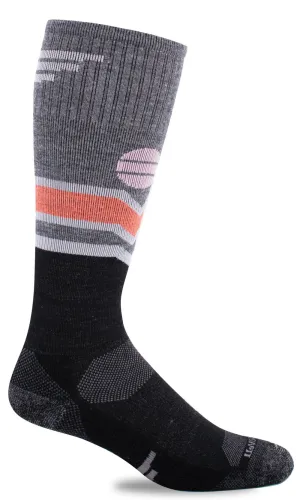 Mountain Beat Knee-High Women - Black Moderate Compression (15-20mmHg)