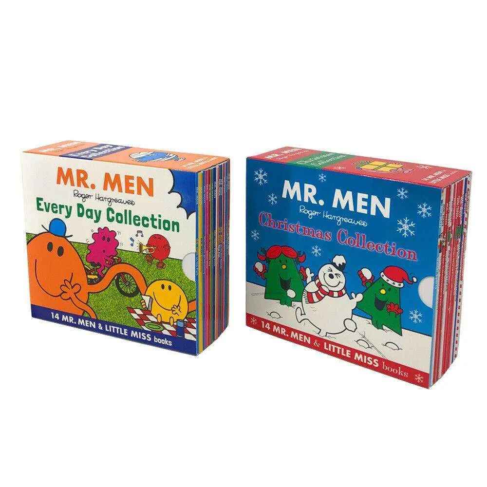 Mr Men and Little Miss Christmas & Mr Men and Little Miss Everyday Collection 28 Books Slipcase Set by Roger Hargreaves