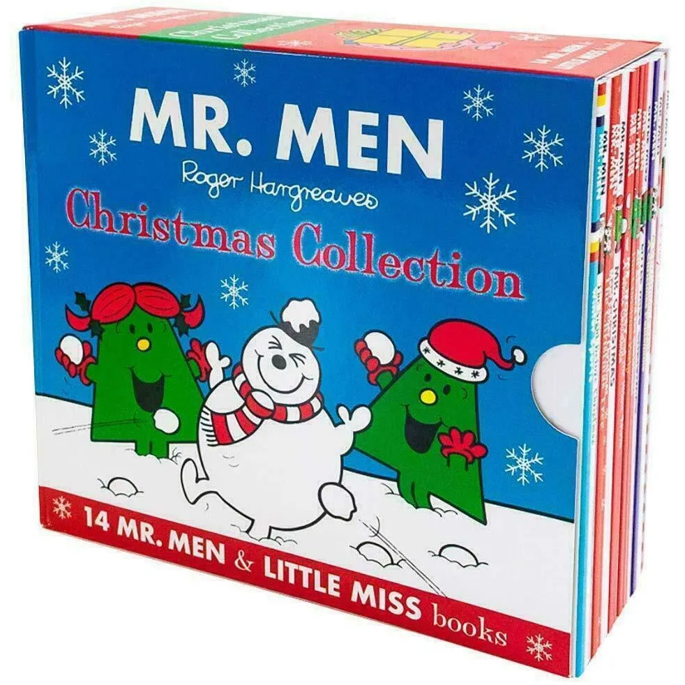 Mr Men and Little Miss Christmas & Mr Men and Little Miss Everyday Collection 28 Books Slipcase Set by Roger Hargreaves