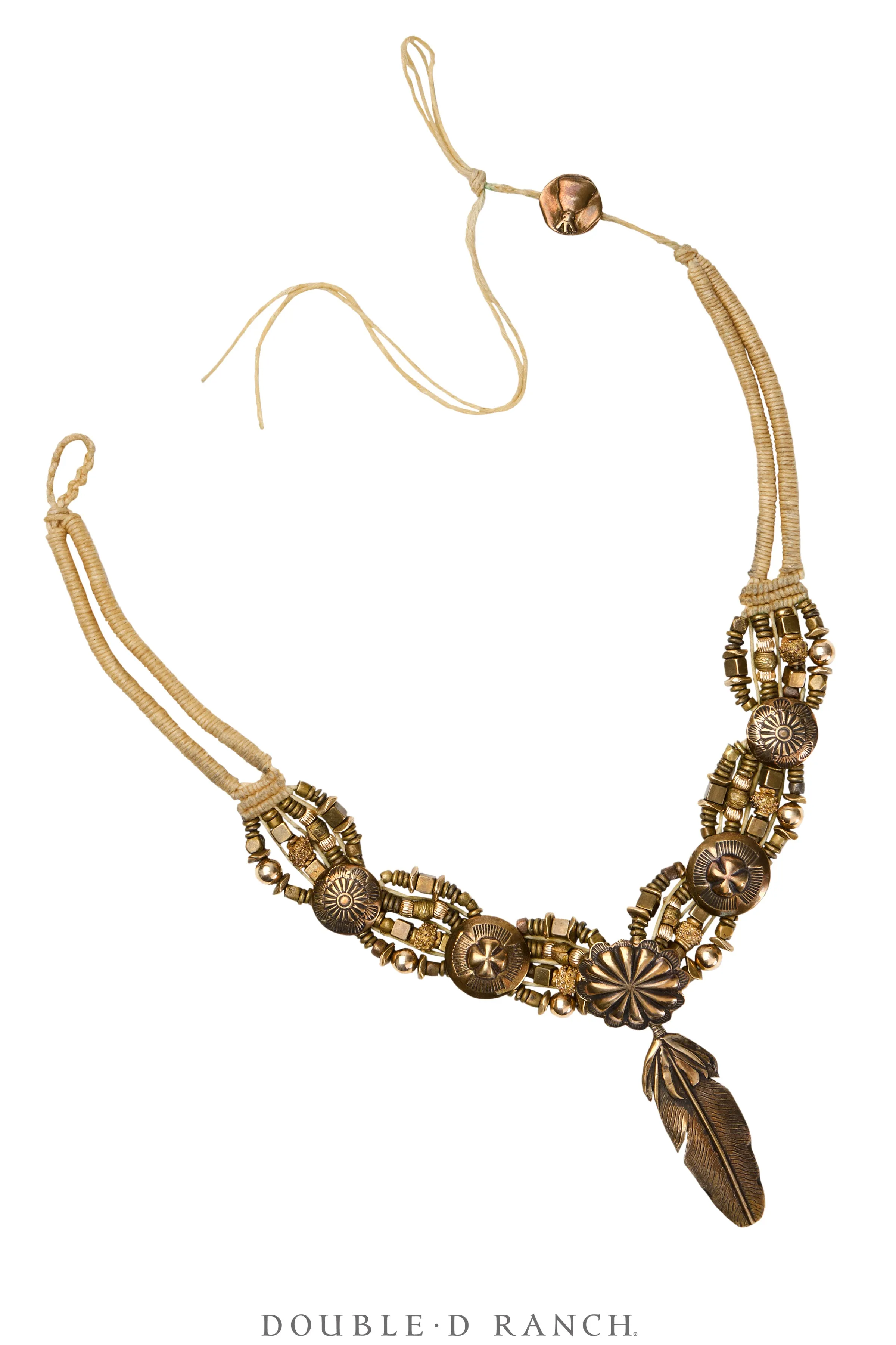 Necklace, MB, Collar, Feather Drop, Mummy's Bundle, Vintage, 3445