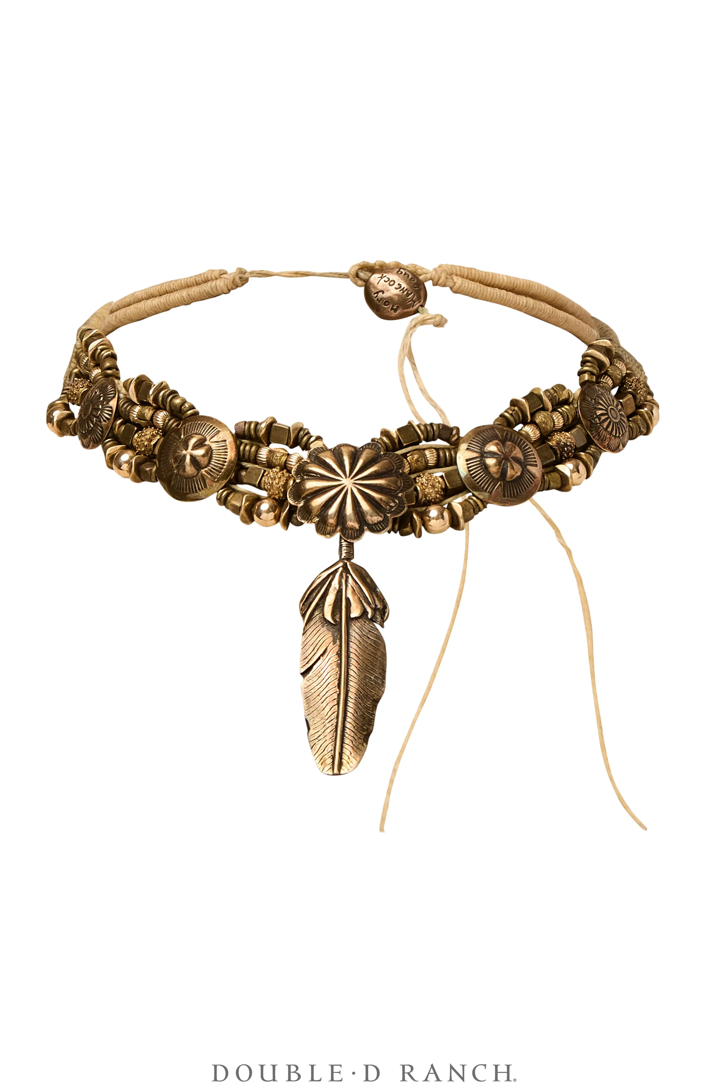 Necklace, MB, Collar, Feather Drop, Mummy's Bundle, Vintage, 3445