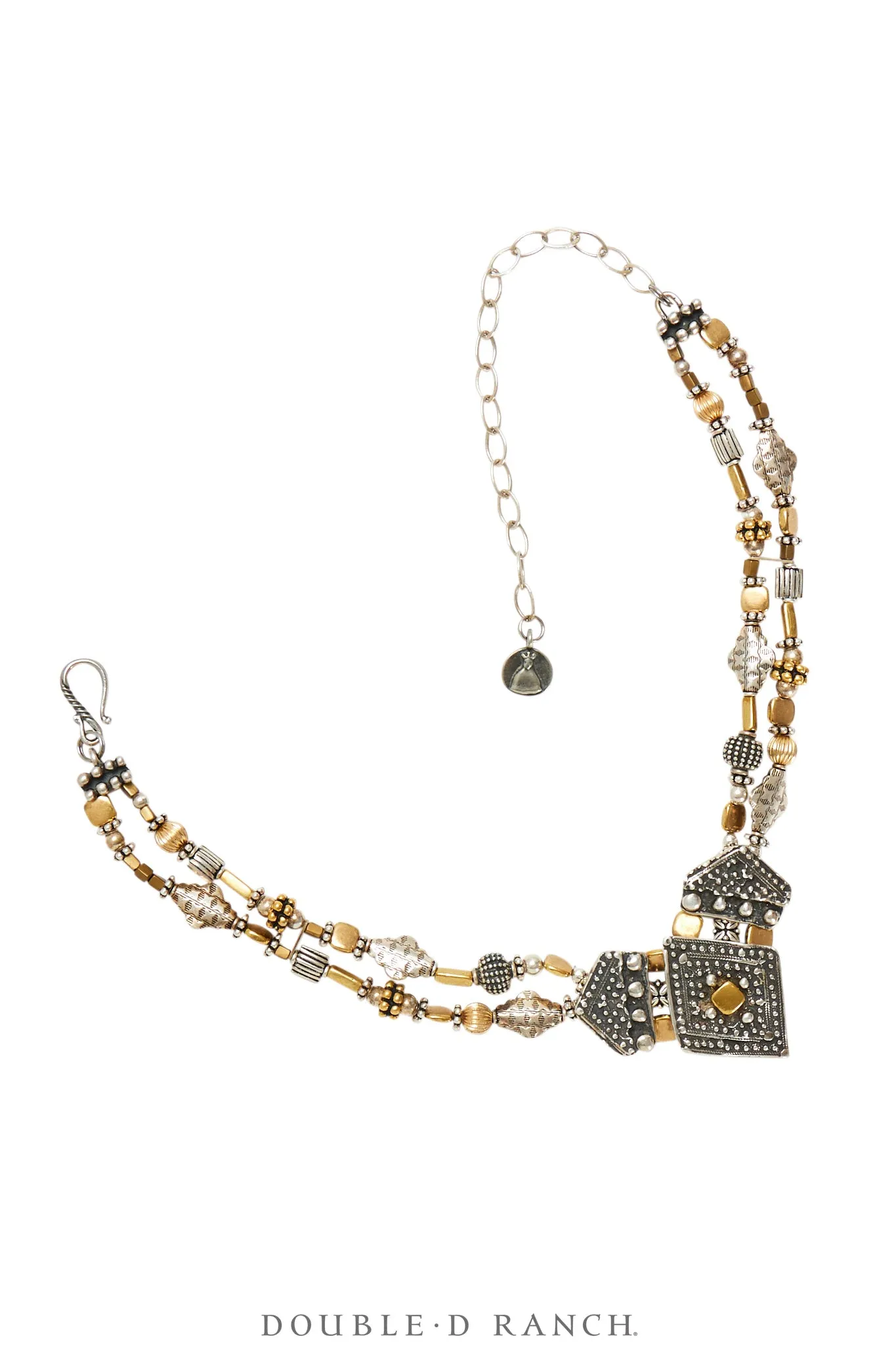 Necklace, Mummy's Bundle, Collar, Tibet Diamond With Mixed Metals, Hallmark, Vintage, 3316