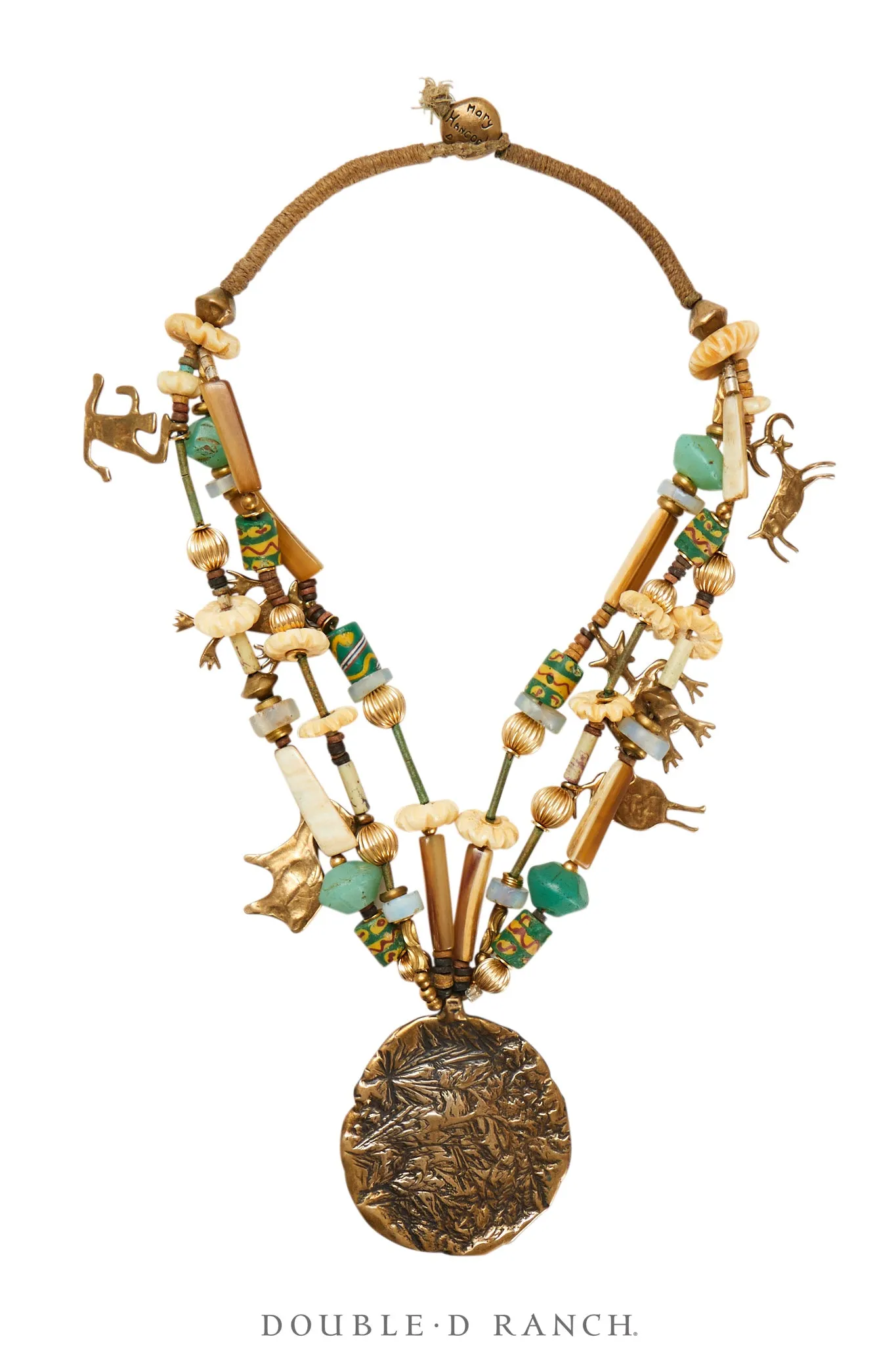 Necklace, Mummy's Bundle, Statement, Petroglyphs, Hallmark, Vintage, 3323