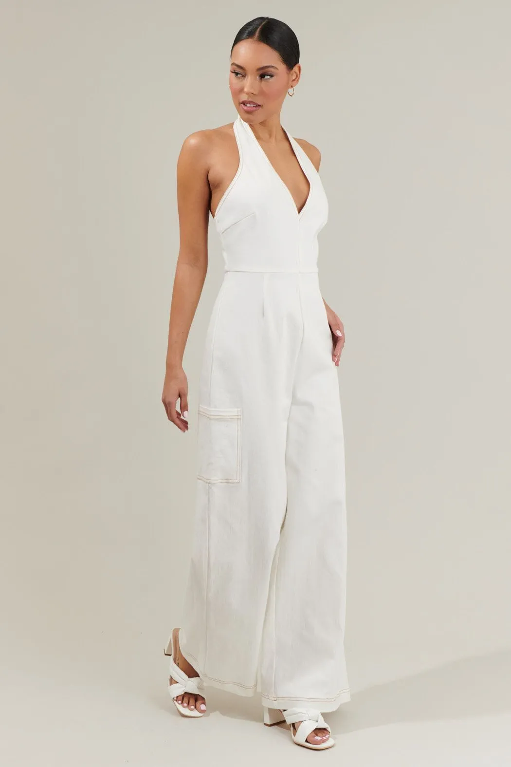 Nixi Halter Neck Jumpsuit