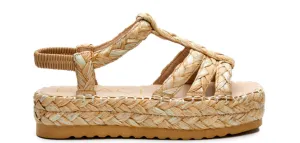 North Shore Platform Sandal - Natural