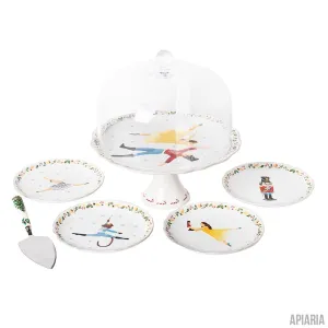 Nutcracker Themed Dessert Set - Seven Pieces