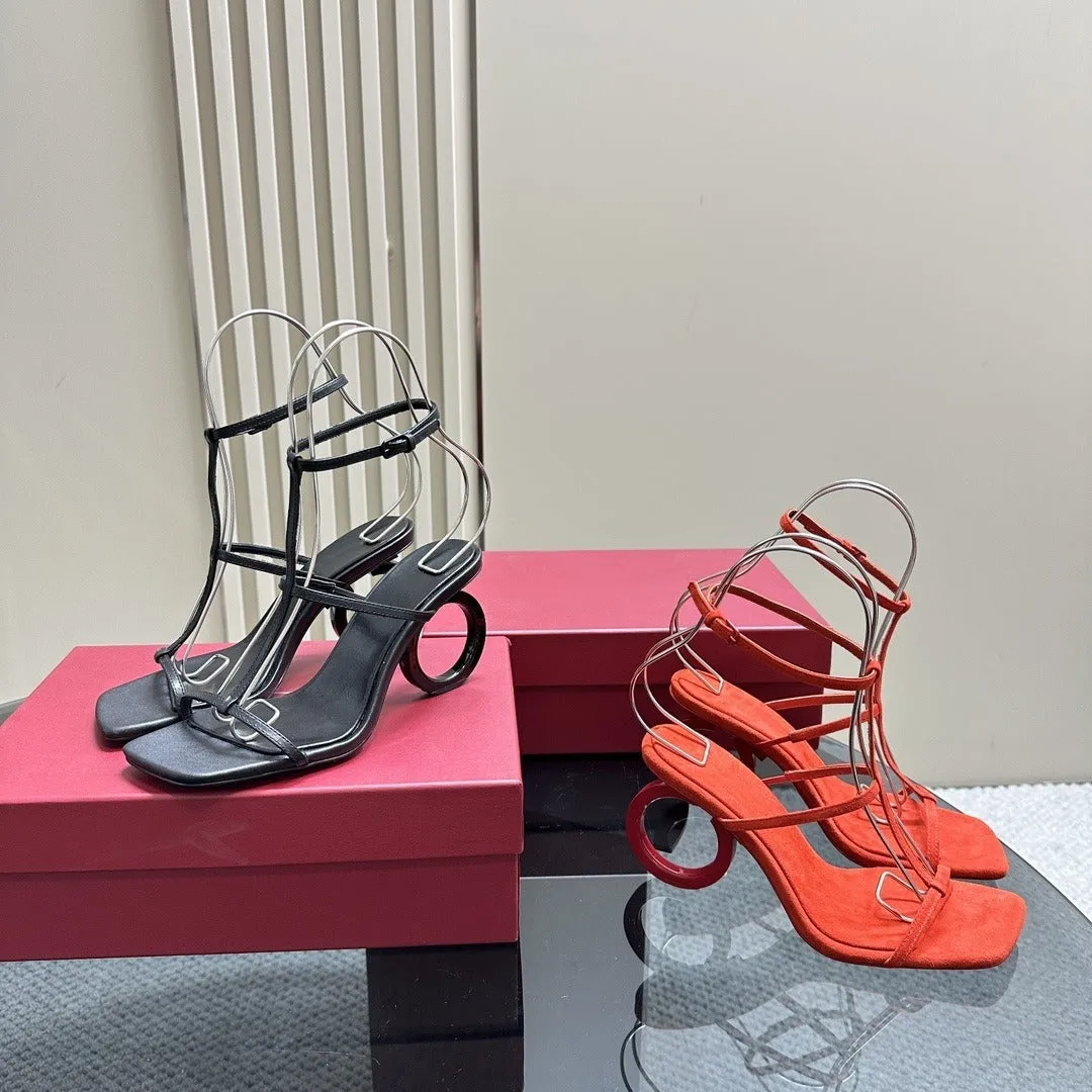 One Word Open Toe heels