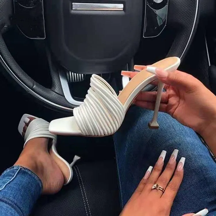 Open Toe High Heel Sandals
